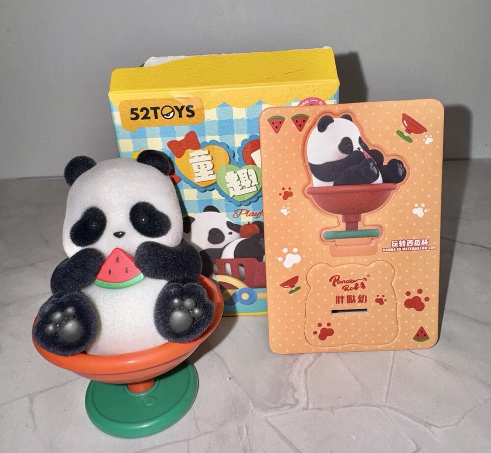 Panda Roll Playful Journal Series - Panda in Watermelon Cup